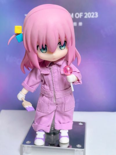 黏土娃 服裝套组 彩色工作服：红色/蓝色/黄色/黃绿色/紫色