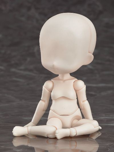 粘土娃 素体 1.1: 女孩 (糖白色)