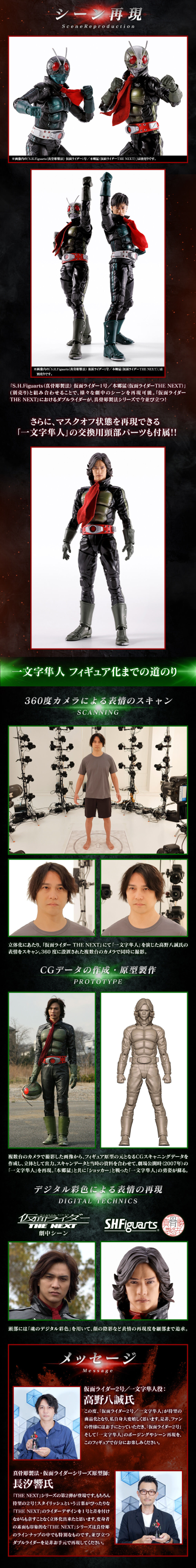 S.H.Figuarts（真骨雕制法） 假面骑士二号／一文字隼人（假面骑士 下一章）