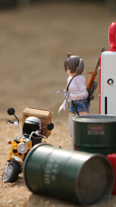 1/12 完成品摩托车 本田 猴子摩托车 等离子黄