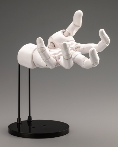 艺术参考工具 手部模型 男/左手 -白色-