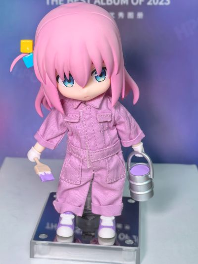 黏土娃 服裝套组 彩色工作服：红色/蓝色/黄色/黃绿色/紫色