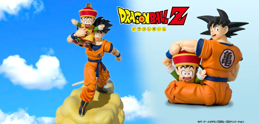 S.H.Figuarts 孙悟空&孙悟饭-幼年期-&筋斗云