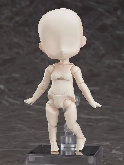 粘土娃 素体 1.1: 女孩 (糖白色)