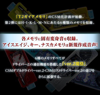 CSM T2盖亚记忆体 2.0版本 H至N