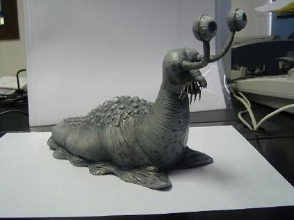 大怪兽系列 奥特Q编 火星怪兽 那麦贡 黑白色版