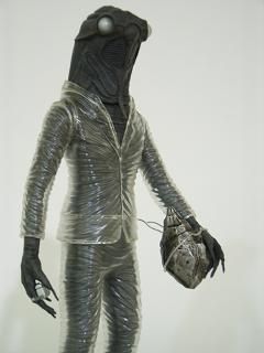 大怪兽系列 奥特Q编 宇宙怪人 蝉星人 黑白色版