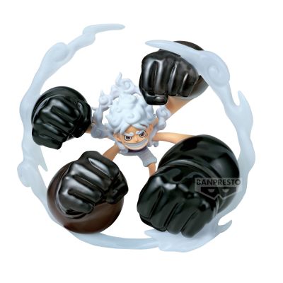 航海王 WCF特别款 蒙奇·D·路飞 五档-橡皮橡皮白枪乱打-