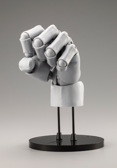 艺术参考工具 手部模型 男/左手 -灰色-