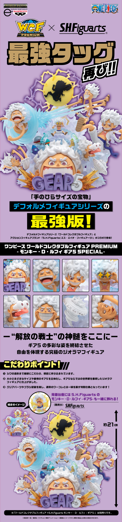 WCF旗舰款-蒙奇·D·路飞 5档 特别版-