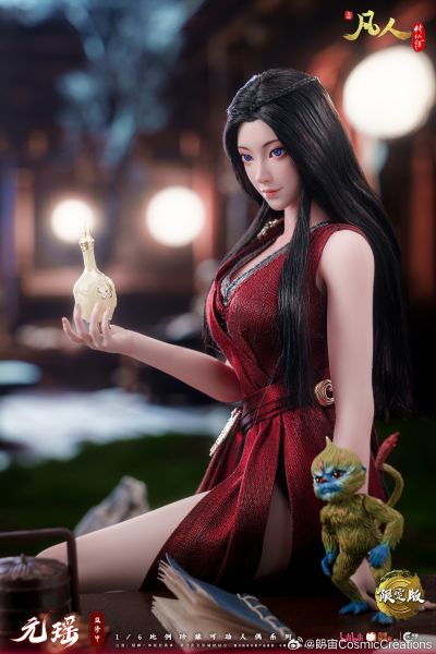 凡人修仙传动画 1/6元瑶-红衣裙可动人偶