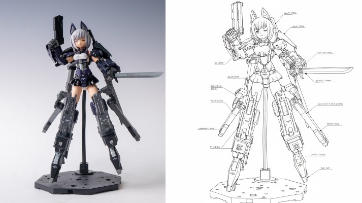 机甲少女 轰雷改 2.0 武士样式