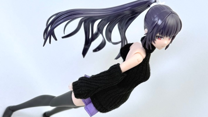 小衣橱 竖条纹毛衣套装