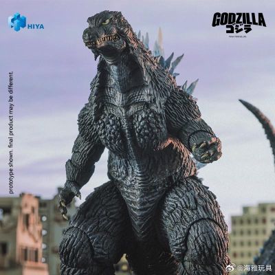 极致超值系列 无比例 哥斯拉大战机械哥斯拉（2002） 热能射线哥斯拉 可动手办
