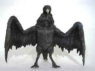 大怪兽系列 奥特Q编 古代怪鸟 拉尔杰乌斯 黑白色版