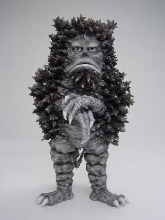 大怪兽系列 奥特Q编 陨石怪兽 嘎啦蒙 （黑白版）