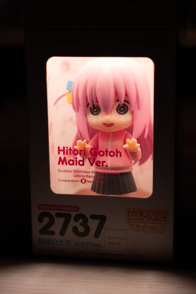 粘土人 女仆波奇酱丨用开窗小盒子当展示盒！