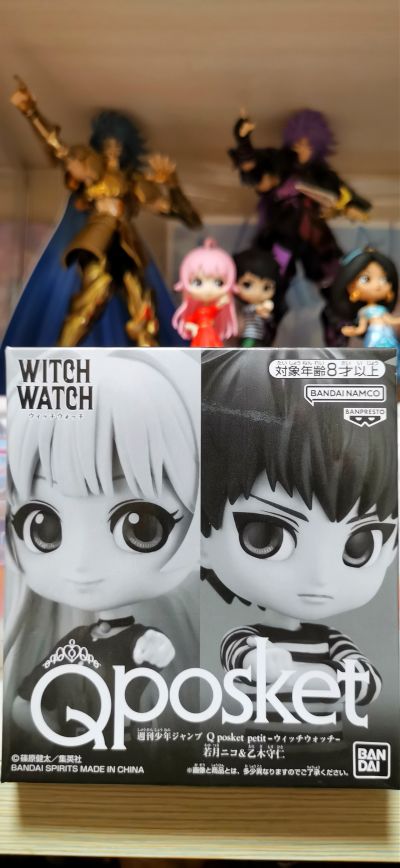 Weekly Shonen Jump Q Posket Peti-WITCH WATCH 魔女守护者- 乙木守仁＆若月妮可
