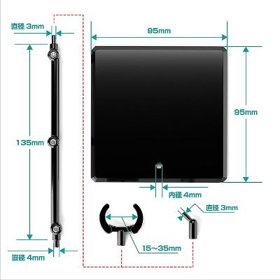 THE简单支架 ×3 黑色（模型与人物模型用）