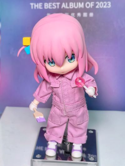 黏土娃 服裝套组 彩色工作服：红色/蓝色/黄色/黃绿色/紫色