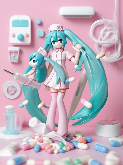 mikumo ＃01 Vocaloid 初音未来  恋色病棟