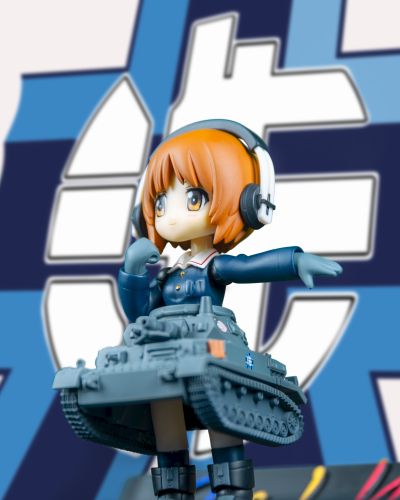 豆式 少女与战车 剧场版 西住美穗 可动手办