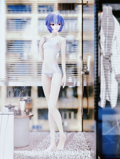 PM フィギュア 新世紀エヴァンゲリオン 綾波レイ Shower School 泳装Ver. 