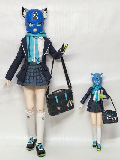 figma#644/644-DX 蔚蓝档案 砂狼白子 骑行