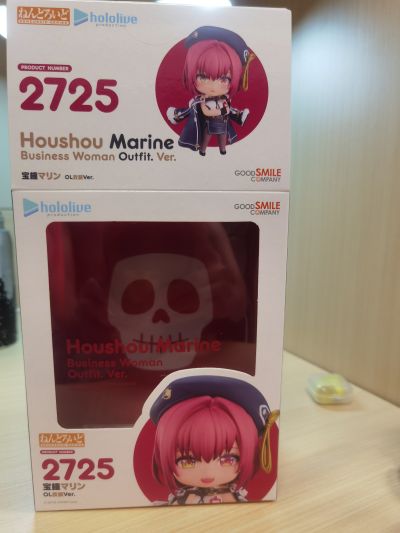 粘土人#2725 hololive 宝钟玛琳 OL服装