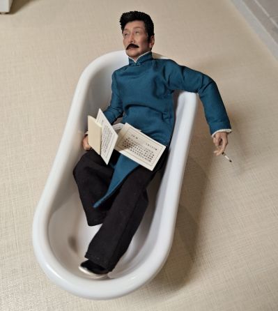 1/12鲁迅可动人偶