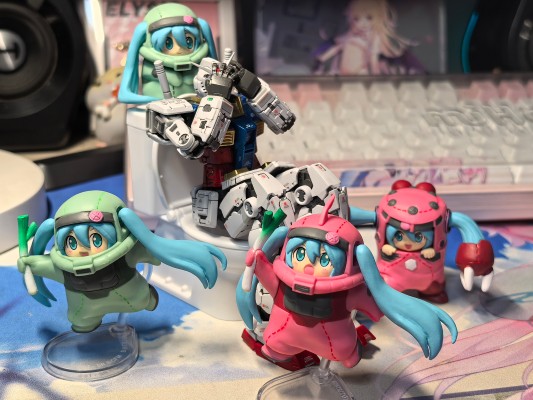 高达联名初音未来 周年庆项目 珍藏人偶合集