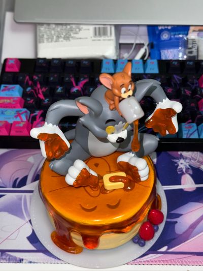 一番赏 猫和老鼠 美味有趣的房子！ A奖 汤姆和杰瑞 薄烤饼手办