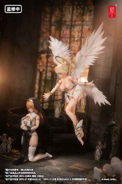 天使 安洁拉专用翅膀配件包 1/12涂装完成品可动手办配件