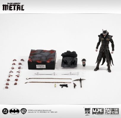 1/12成品可动人偶《黑暗之夜：金属》狂笑之蝠