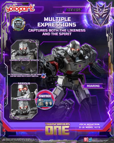 AMK PRO系列《变形金刚：起源》20cm终极形态威震天D/16