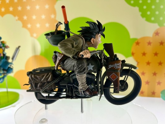 DESKTOP REAL McCOY EX 龙珠Z 孙悟空 与 军用摩托车