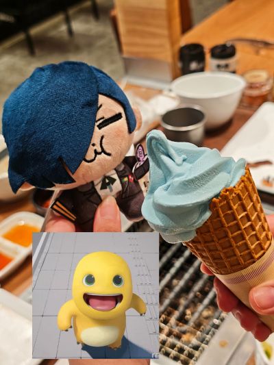 女神异闻录3 Reload 主角×bkub 毛绒玩偶挂件