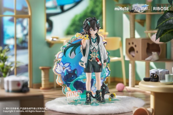 RISE UP+系列 崩坏：星穹铁道 小不点猫猫系列手办 丹恒·饮月