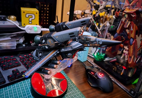 超时空要塞 VF-1S 深蓝 急速装甲