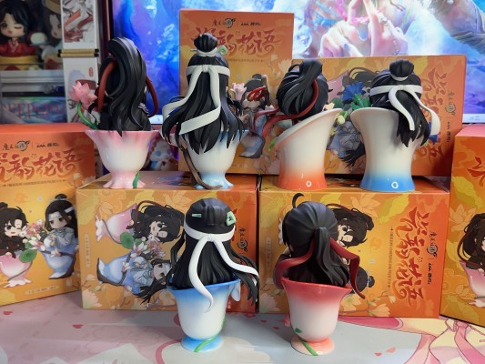 魔道祖师动画 瓷韵花语系列Q版手办盲盒