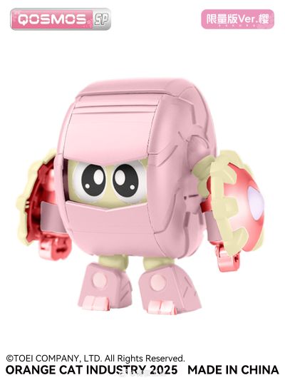 QOSMOS X 铁甲小宝 呱呱蛙+丸子龙 樱花限定版