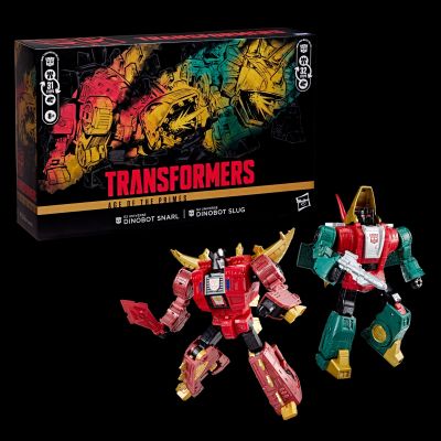 变形金刚 天尊世代 G2 机器恐龙铁渣 与 机器恐龙嚎叫