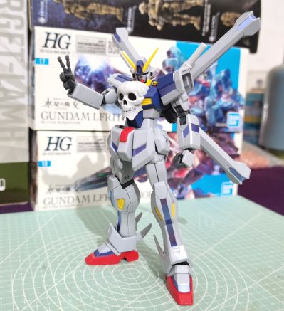 HGBF 1/144 高达创战者 XM-X9999 魔王骷髅高达