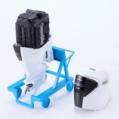 PLAMAX MF-97 minimum factory Minori with Honda 船外机 BF350 Grand Prix White