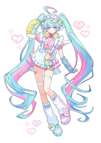 初音未来 x 良笑社 插画大赛 第8回 「可爱✕亚文化」初音未来