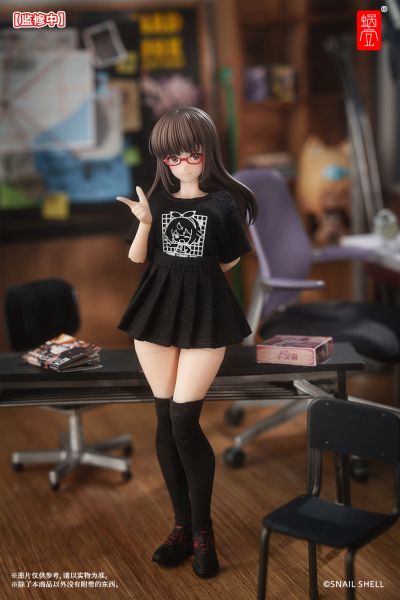 蜗之壳员工制服套装（黑/白五件套）