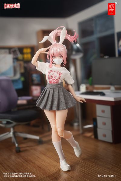 蜗之壳员工制服套装（黑/白五件套）