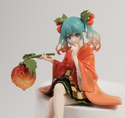 压泡面 初音未来 花仙子 酸浆果