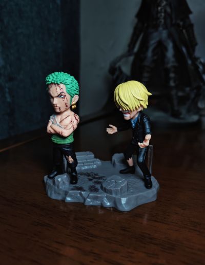 航海王 WCF名场面-罗罗诺亚·佐罗与山智-“什么事...也没有！！！”