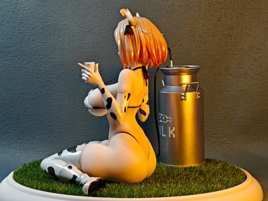 兔女郎服装计划 索菲亚· F· 希琳 奶牛纹比基尼